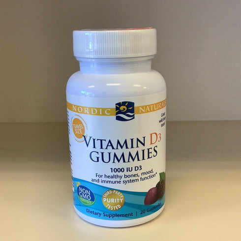 NORDIC NATURALS - Vitamin D3 - 20 Gummies